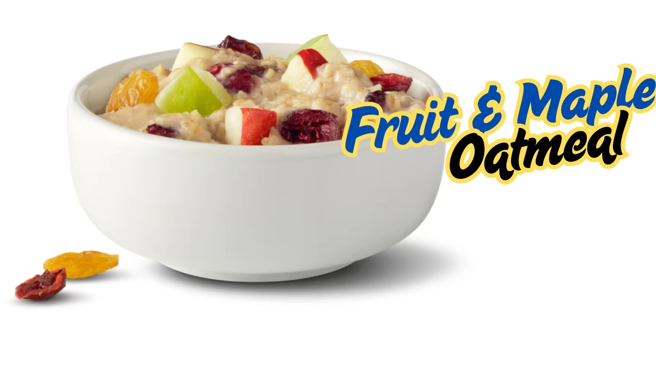 Fruit & Maple Oatmeal