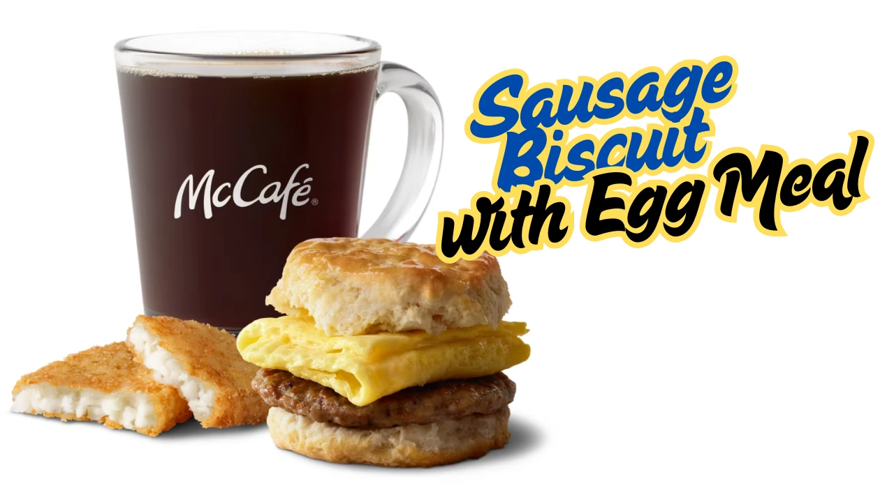 Sausage Biscuit with Egg Meal