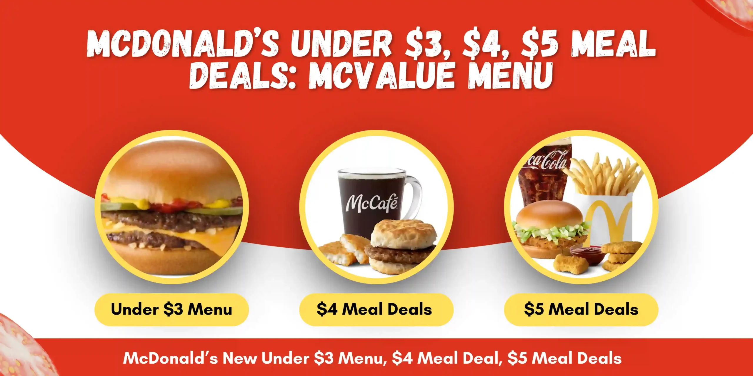 McDonald’s Value Menu